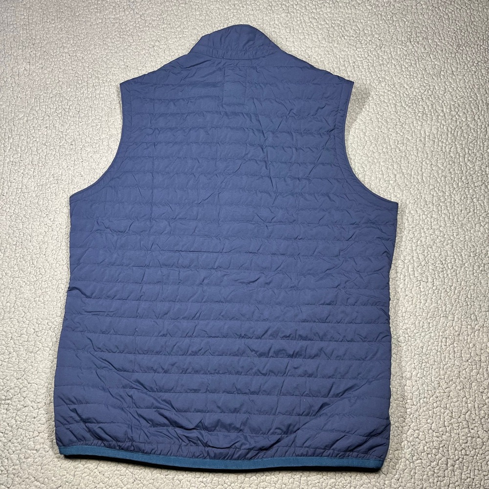 Relwen Windzip Vest Quilted Puffer Navy Blue Full Zip Snap Mens XL NEW M103407 - Picture 8 of 11
